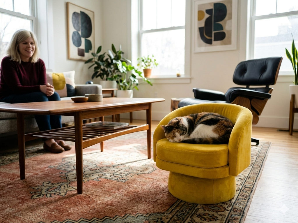Handmade Velvet Sofa For Cats